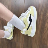Breakj High Appearance Level Female Light Yellow China-Fashion Small Bread Shoes Female Ins Tide Summer New Versatile Student Board