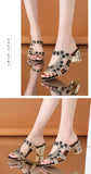 Women Cute Sweet Blue Crystal Peep Toe High Heel Shoes & Sandals Ladies Classic Summer High Heels Party Shoes