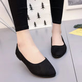 Breakj Code 2025 New Large-Size Single-Shoe Korean Version Of Soft Soles Of The Women's Shoes Flat-Soled Women's Bean