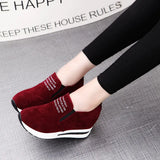 Women's Shoes Spring Han Version Of The Slope Heel Shoes Lefu Shoes Women's High Casual