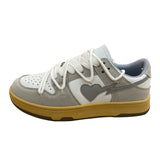 Sewing Men Sneakers Contrasting Colors Light Flat Shoes Ladies Outdoor Luxury Men Running Shoes Heart Pattern