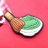 Red Bear PVC Shoe Charms Accessories Ice Cream Chocolate Donut Racing Shoe Buckle Decorations fit Kids X-mas Party Gifts