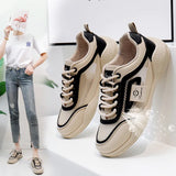 Breakj White Shoes Women 2025 New Summer Student Korean Version Of The Versatile Casual Ins Tide Shoes Thick Platform Fashion Board Shoes
