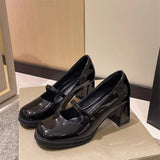 Breakj Temperament Simple Mary Treasure Shoes 2025 Spring And Summer New JK Women's Shoes Fairy Fashion High Heels