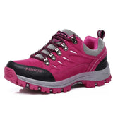 Sports Shoes Mesh Breathable Lace-up Low-top Outdoor Shoes Waterproof, Sweat-absorbent and Wear-resistant Hiking