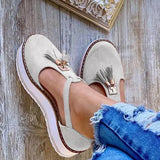 New Women Sandals Summer Casual Flat Platform Heel Fridge Buckle Strap Female Sandals Platform Women Shoes for Women