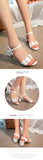 2022 Open Toe Women Chunky Heels Casual Women's Sandals Black White All-match Female Pumps Fashion Womens