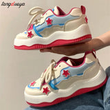 Lotso Women Thick Sole Shoes Summer New Breathable Casual Female Sneaker Y2k Street Spice Girl Platform Shoes