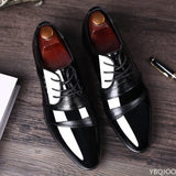 Men Dress Shoes Men Formal Shoes Leather Luxury Fashion Groom Wedding Shoes Men Oxford Shoes Dress Plus Size