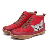 Breakj Cat Series Boot With Printed Cat Comfort Large Flat