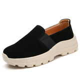 Breakj Size Women's Shoes Casual One-Legged Female Rocking Shoes Thick Soles Mother Shoes Soft Soles Comfortable Slopes And Lazy