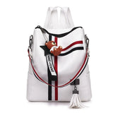 new retro fashion zipper ladies backpack leather high quality school bag shoulder bag for youth bags leather