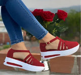 2022 Summer Wedges Shoes for Women Open Toe Beach Female Sandals Multicolor Slingback Sandals Platform Ladies Sandals Plus