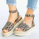 Breakj Yards Of Women's Sandals A Word Buckle Thick Bottom And High Heels Of Sandals Women Feel