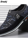 Casual Men's Leather Shoes Slip-On Loafers for Men Business Moccasins Office Men Work Flats Trend Driving Shoes Big