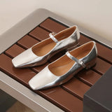 Size 32-42 Women Pumps Genuine Leather Chunky Heels Shoes For Women 2023 Buckle Strap Low Heel Sandalias Casual