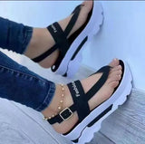 NEW Sandals Women Summer Flip Flops Outdoor Casual Platform Sandals Ladies Plus Size Wedges Beach Sandalias De Las
