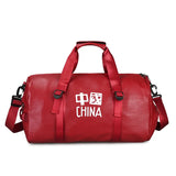 Version Of Large Capacity Luggage Bag Independent Shoes Portable Travel Bag Couples Pure Color Travel Bag Direct