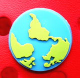shipping 1pcs Celestial Planet Shoe Charms PVC Croc Decorations Flag Meteor JIBZ Charm Buckle for Kids Party Xmas