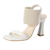 Breakj Women 2023 New Fairy Wind Type Fine Heel High-Heeled Year-Round Large-Size Women's