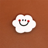 Cute PVC Shoe Charms Sun/Night/Stars/White Clouds/Bread/Tomato Shoe accessories Decoration Buckles Fit Bands Croc JIBZ