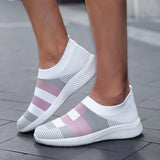 Women's Sneakers Breathable Casual Shoes Comfy Sneakers Women Mixed Colors Summer Sock Shoes Femme Big Size Zapatos