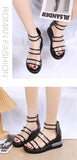 Drop Shipping 2022 New Summer PVC Sandals Platform Women Chunky Heel Outside Feet Shoes Summer Back Zipper High