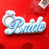imitation PVC English Vocabulary Greetings Shoe Accessories Decorations Jibz for Croc Shoes Charms Fit Bracelet Kids
