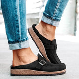 Women Summer Slippers Spring Sandals Fashion Solid Buckle Women Flats Shoes Casual Beach Ladies Plus Size Summer