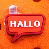 Novelty PVC Animals Pink Parrot and Sparrow Shoe Accessories Decorations Jibz for Croc Charms Shoes fit Bracelet Kids