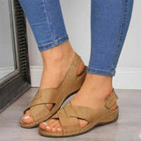 Sandals Rome Shoes Woman Wedge Summer Shoes Female Footwear Ladies Platform Drop Shipping Sandalia Feminina