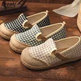 Embroidery Women Handmade Linen Cotton Slip On Loafers Ladies Casual Comfortable Sneakers Flat Hemp