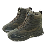 Military Boots Men Genuine Leather US Army Hunting Trekking Camping Mountaineering Winter Work Shoes Zapatos