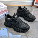 Breakj Korean Version Of The New Dad Shoes Female 2025 Spring Student Running Sports Platform Increased Leisure Street Shot