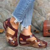 Women Sandals Sli on Round Female Slippers Casual Comfortable Outdoor Fashion Sunmmer Plus Size Shoes Women Big