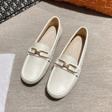Traf Bare Foot Shoes Ladies Genuine Leather Moccasin Mujer Antiskid Soft Flats Women Nurse Driving Loafers Daily Work