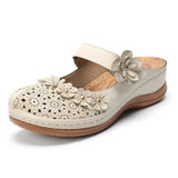 new hollow flat women's slippers casual fashion large size beach women's shoes thick sole women's shoes