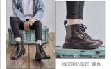 Women Boots Classic Genuine Leather Shoes Women Autumn Winter Boots Leather Punk Ankle Botas Mujer Fur Winter Chaussures