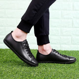 size 47 Men Shoes Genuine Leather Breathable Male Loafers Man Driving Casual Shoes lace up Soft Footwear Male Krasovki