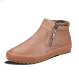 Breakj 9152 Winter Martin Boots Men's High-Help Leisure Trend With Leather Shoes Warm And Velvet Thick Cotton Shoes