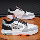 Casual Men's Sneakers Street Skateboard Shoes for Men Outdoor Walking Men Platform Shoes Lace Up Vulcanized Shoes
