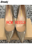 2023 New Women Pumps Patent Leather High Heels Shoes Fashion Office Shoes Stiletto Party Shoes Female Comfort Women