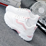 Breakj Candy Old Dad Shoes Sweet 2023 Autumn New Leisure Thick-Soled Fashion Ladies