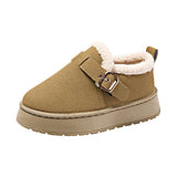 Breakj Cotton Shoes Women 2025 Winter New Velvet Thick Warm Snow Boots Fashion Casual Cotton
