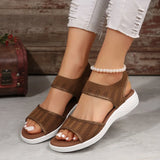 Breakj Sandals Women 2025 New Sports Flying Fish Mouth Buckle Flat Bottom Women Comfortable And