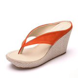 Beach Sandals Wedge Platform Thongs Slippers Flip Flops Summer Shose For Women Girls