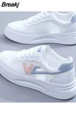shoes sneakers women shoes solid color ladies flat shoes 2023 mesh women's sports comfortable breathable white