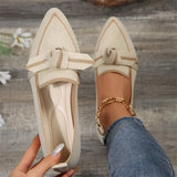 Breakj 2025 Autumn Tip-Headed Flat-Soled Single-Shoe Large-Size Fashion Flying Pedal Casual Women's