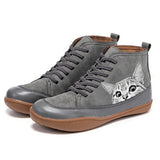 Breakj Cat Series Boot With Printed Cat Comfort Large Flat