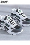 Platform Sneakers Women Shoes Thick Bottom Chunky Sneakers Breathable Mixed Colors Slip On Casual Shoes Woman